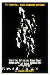 زیر‌نویس فارسی فیلم Judgment at Nuremberg